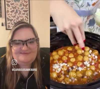 Mexican meatballs with Caribou