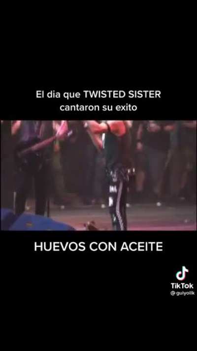 It been confirmed by Twisted Sister