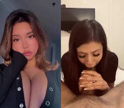 Would love to see Coral Sharon suck Big Black Cock