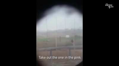 The Israeli IDF shooting Palestinian children probably to test their aim