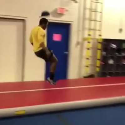 Front flip + hat flip