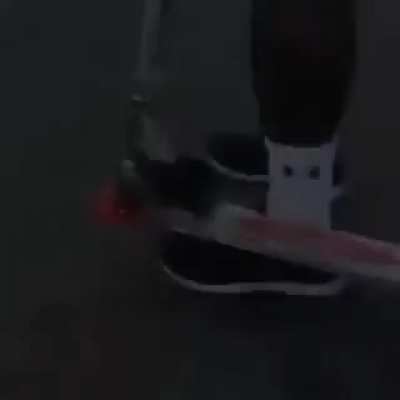 Scooter the ankle breaker