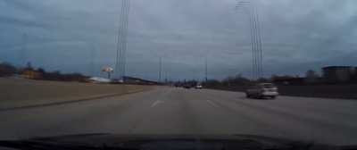 Karma came back to bite his ass for driving like an idiot.