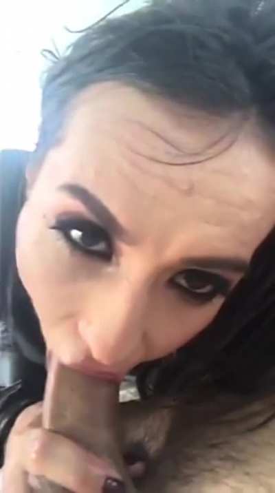 Kelsie Monroe Blowing Keiran Lee Behind the scene - Catsuit Booty Bang