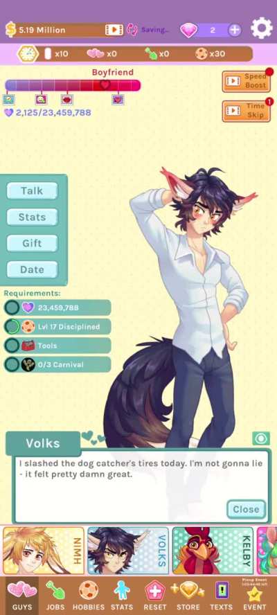 Volks's little laugh AWWWWWWBSBCOCNDBS (restarted because of boost)