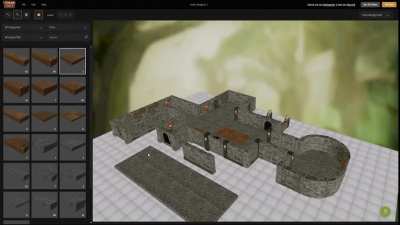 [OC] We made an online builder to design your own 3D printable buildings and dungeons using OpenLOCK tiles! You can try out our open beta for Terrain Tinker and back the now live Kickstarter!
