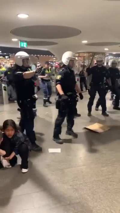 Sweden protest, no context - #blacklivesmatter