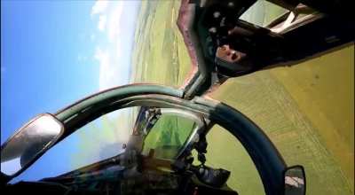 Su-25 firing S-13 rockets against Russian target and then leaving the area while activating countermeasures, somewhere in the eastern Ukraine. 299th Tactical Aviation Brigade, published on August 18, 2024