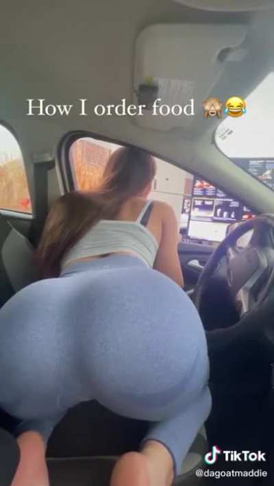 How she orders food