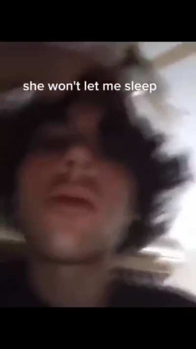 I just want some sleep