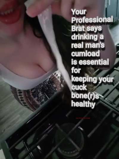 I've got your dinner right here, cucky