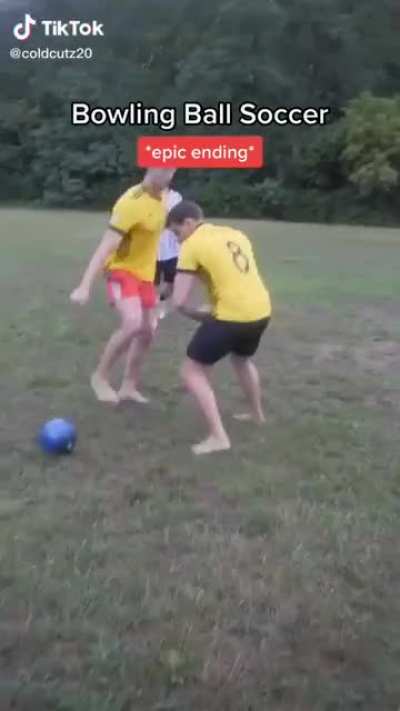 Bowling ball soccer