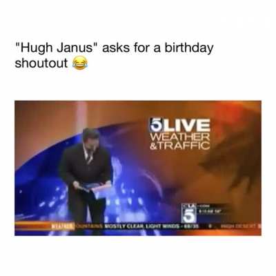 Poor Hugh Janus 🥲🤣