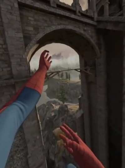 Spiderman playing games with Shaggy