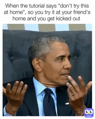 It's not my fault!