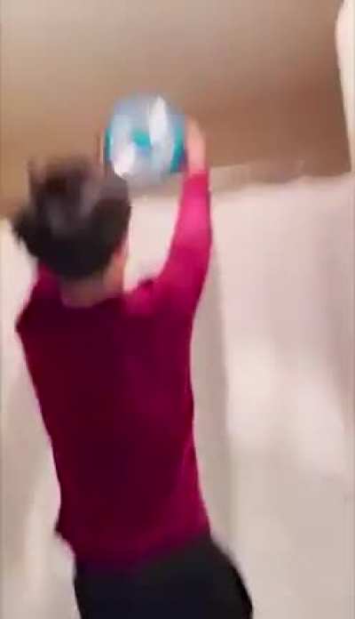 Never interrupt a shower.