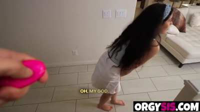 Stepbrother Makes His Stepsister His Remot<wbr>e-Con<wbr>troll<wbr>ed Fuck Toy