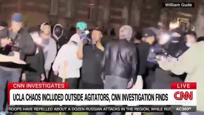 CNN engages in actual journalism and identifies Zionist counter-protesters who attacked students at UCLA