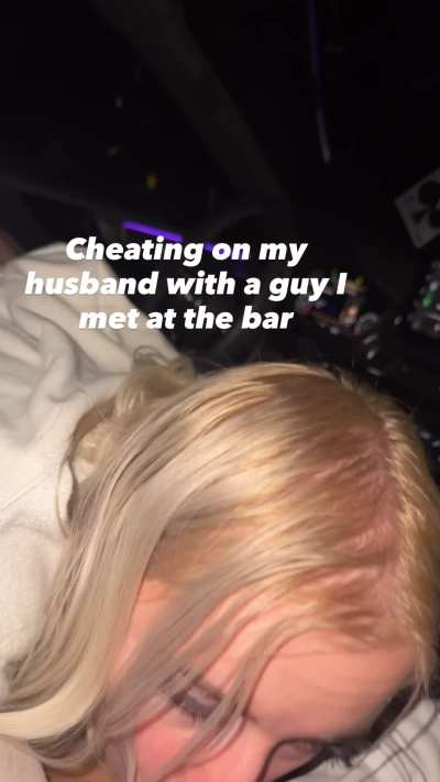 When you married a whore