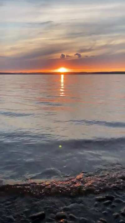 Keep calm and watch sunset.