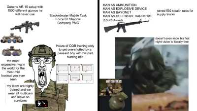 CAG larping vs grunt larping