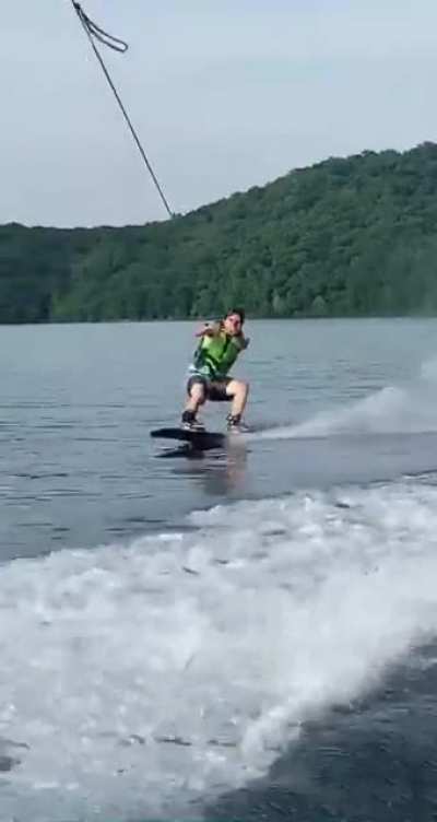 Well at least i can get out of the water now.