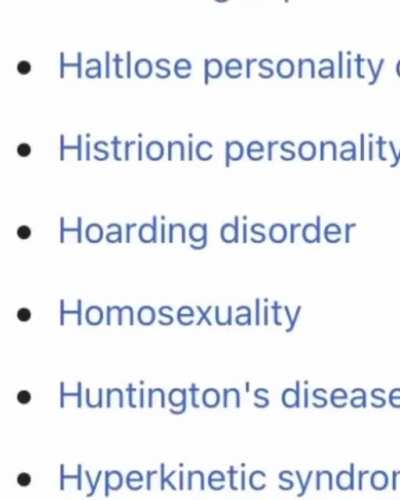 List of disorders😳‼️‼️‼️‼️