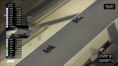 Incredible overtake from Russell on Bottas