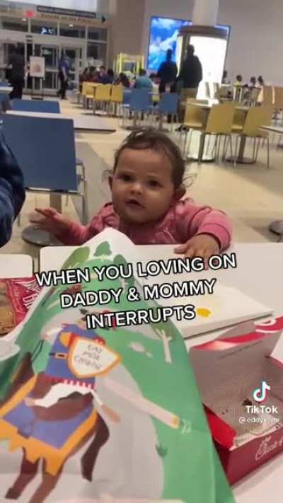 She was like “ don’t interrupt daddy time “