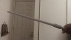 Guy making a real beam saber