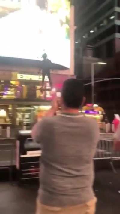 Times Square Fly By