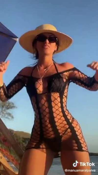 She got back