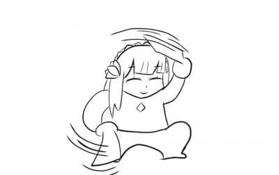 Made this stupid emilia animation thing