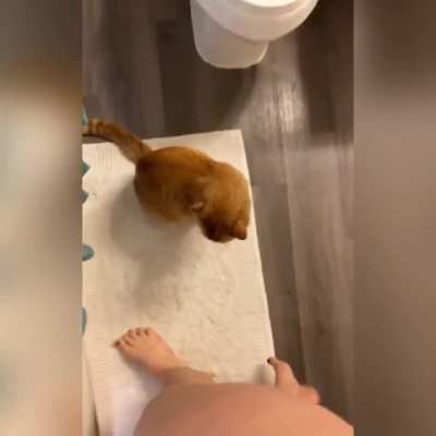 He doesn’t like when I shower