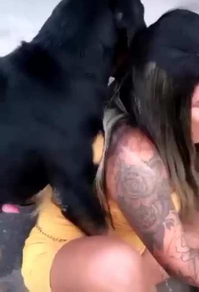 Horny dog