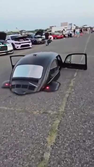 Slammed VW Beetle