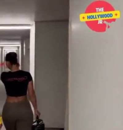 Her walk is mean !