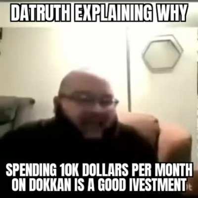 He is spiting tho