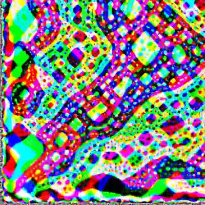 Reaction Diffusion Glitchiness