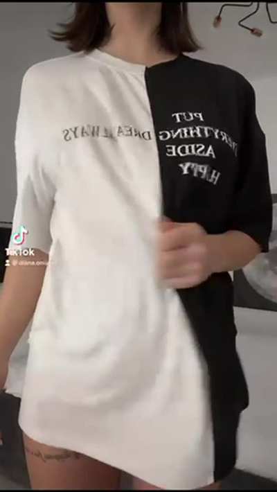 Guess what's under the shirt