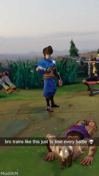 What is bro practicing for? (short animation)