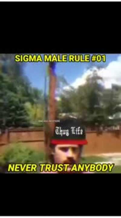 Never trust anyone
