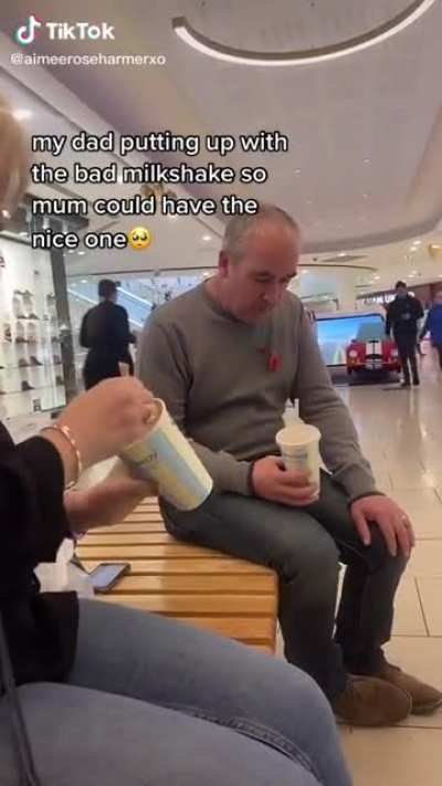 Putting up with the bad milkshake