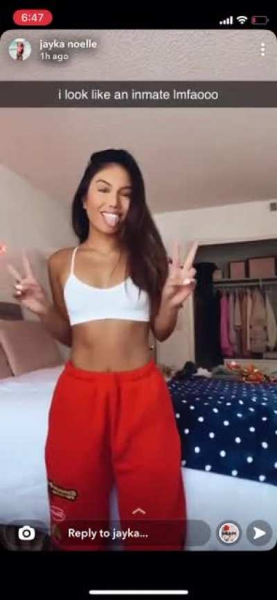 Jayka is a hot inmate