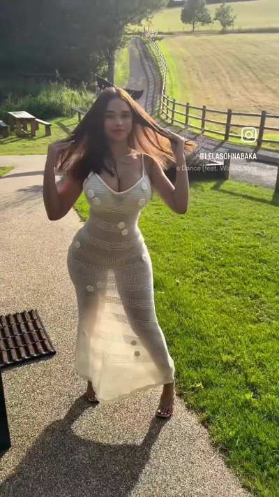 see through dress 👀