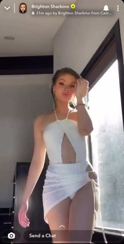 The only decent thing that she’s posted on her private snap