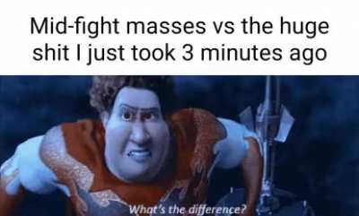 Like actually shit was big