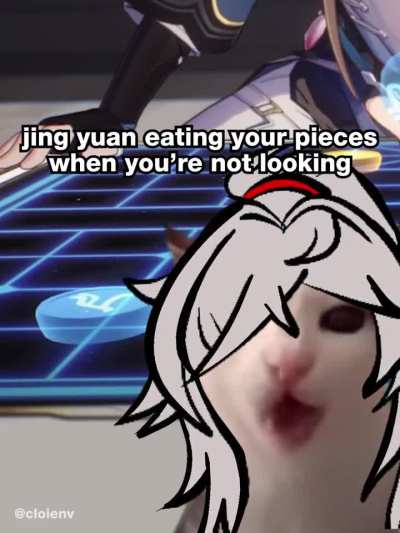 he isn't just stealing those pieces