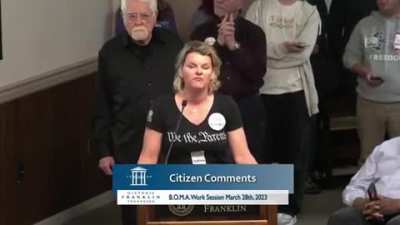 Another Franklin, Tennessee anti-pride speaker believes pride results in a rainbow room where 8 year olds get butt plugs...