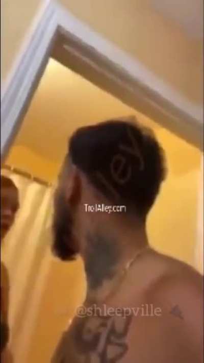 POS puts hands on his pregnant girlfriend